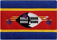 Country Patch Flag Eswatini(formerly known as Swaziland)