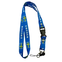 Country Lanyard Sweden (Royal Blue)