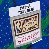 NBA Hardwood Classics Player Team Marble 1998-99 Swingman Jersey Steve Nash Mavericks (Blue)