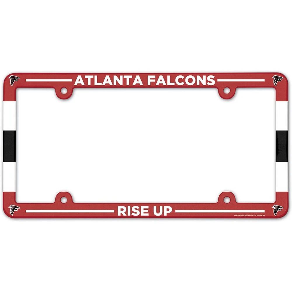 NFL License Plate Frame Plastic Falcons