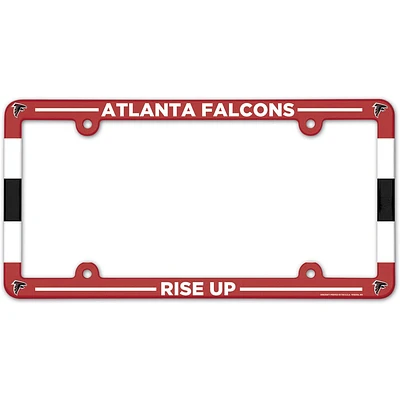 NFL License Plate Frame Plastic Falcons