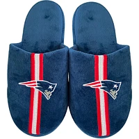 NFL Slippers Team Striped Patriots