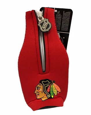 NHL Neoprene Bottle Cooler Logo Blackhawks