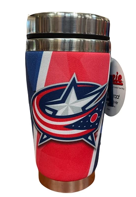 NHL Travel Mug Neoprene Geo Blue Jackets