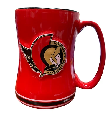 NHL Coffee Mug Sculpted Relief Senators