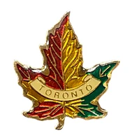 City Lapel Pin Maple Leaf Pin Toronto