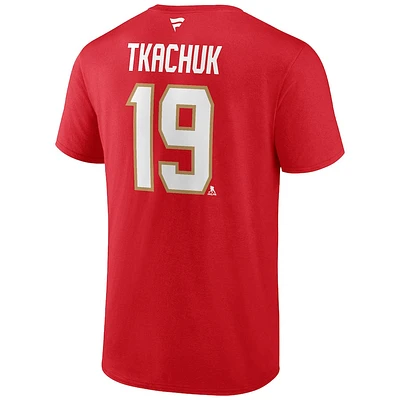 NHL Player T-Shirt Authentic Stack Matthew Tkachuk Panthers