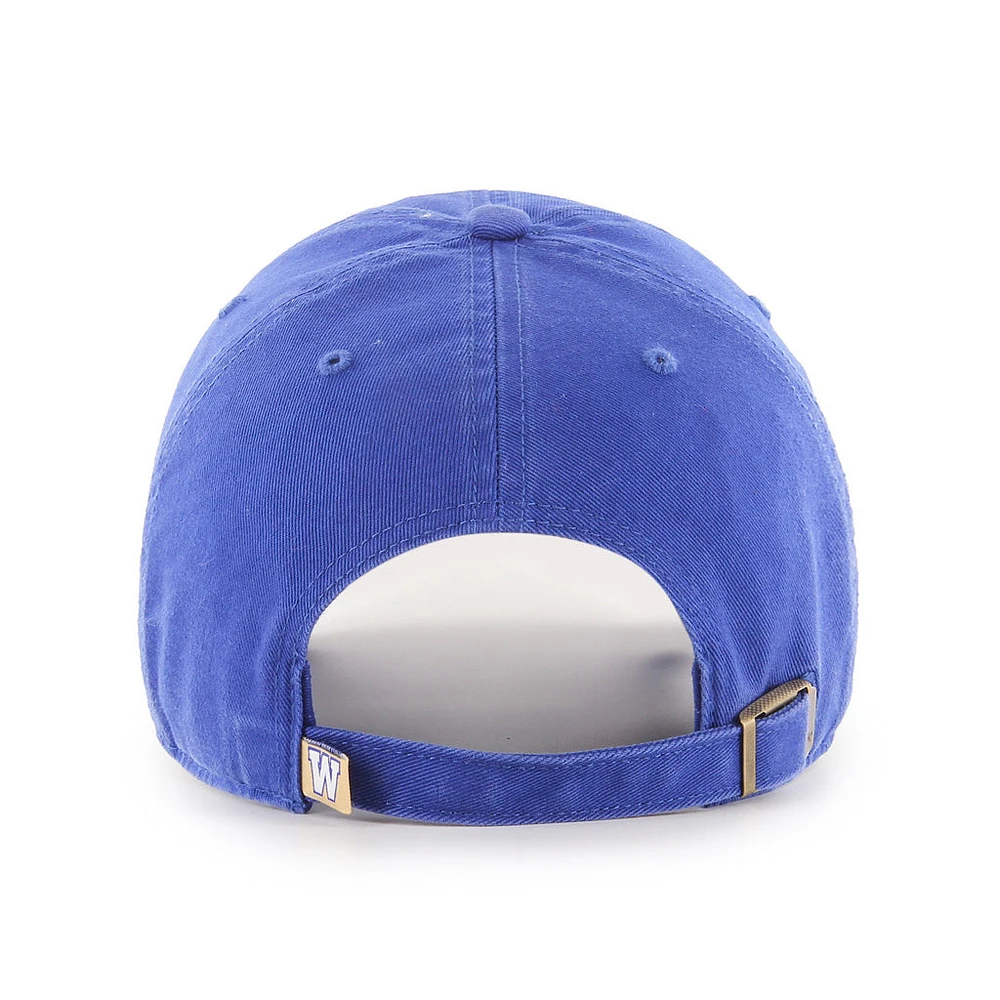 CFL Hat Clean Up Basic Blue Bombers (Royal Blue)