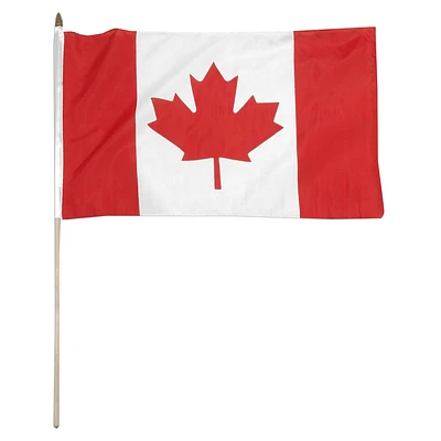 Country Stick Flag 12x18 Canada