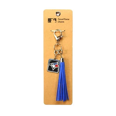 MLB Tassel Purse Keychain Blue Jays