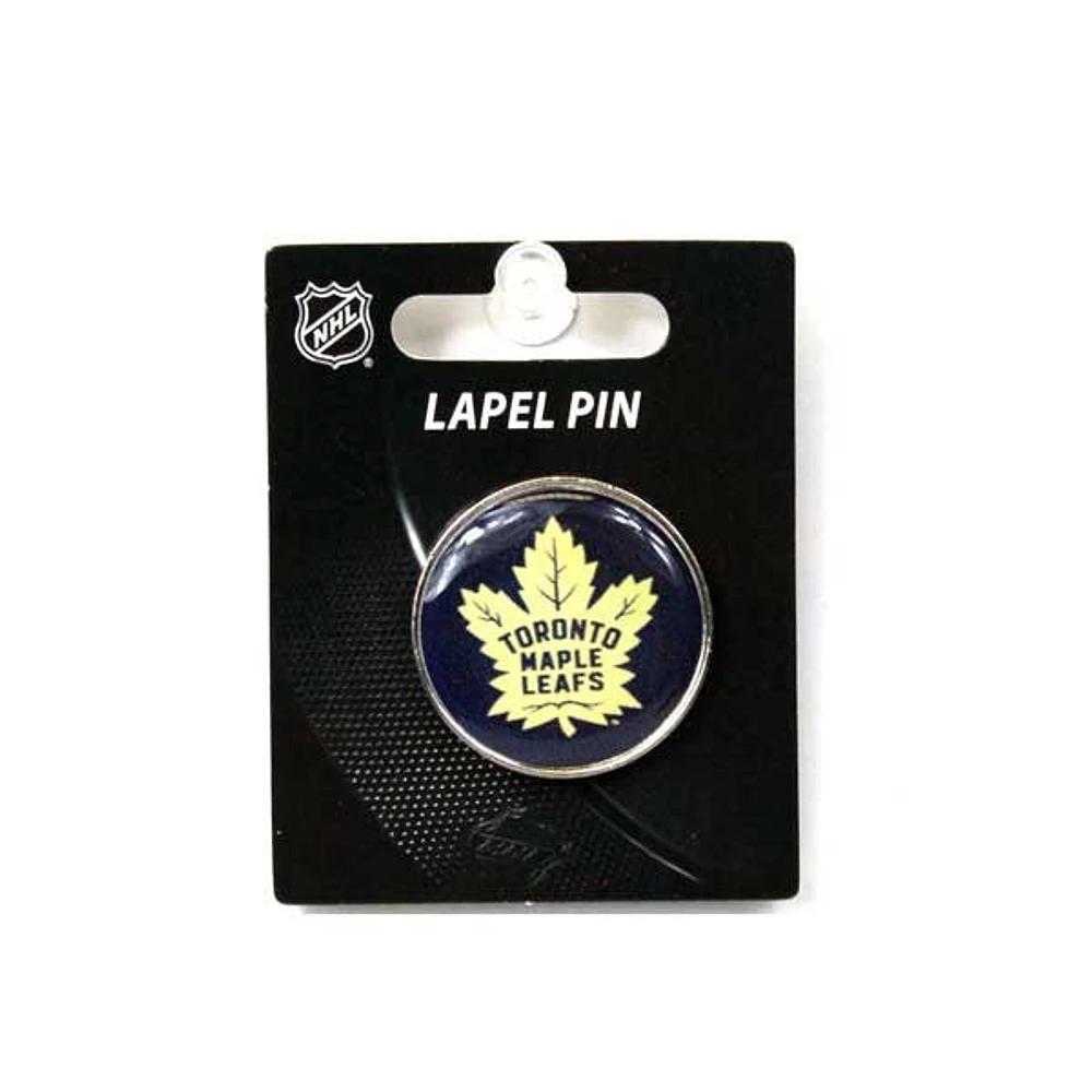 NHL Lapel Pin Circle Maple Leafs