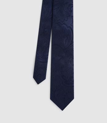 Cravate classique 7cm marine