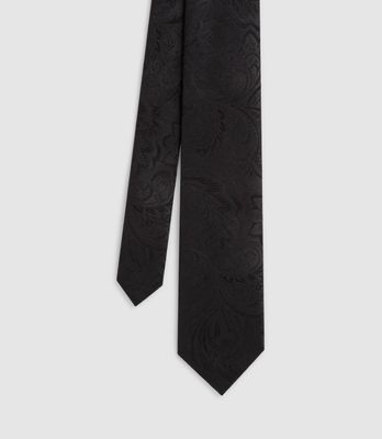 Cravate classique 7cm noire