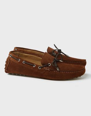 Mocassins en cuir caramel