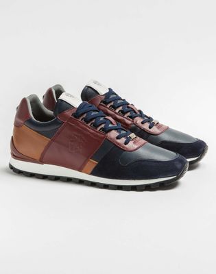 Sneakers cuir marine
