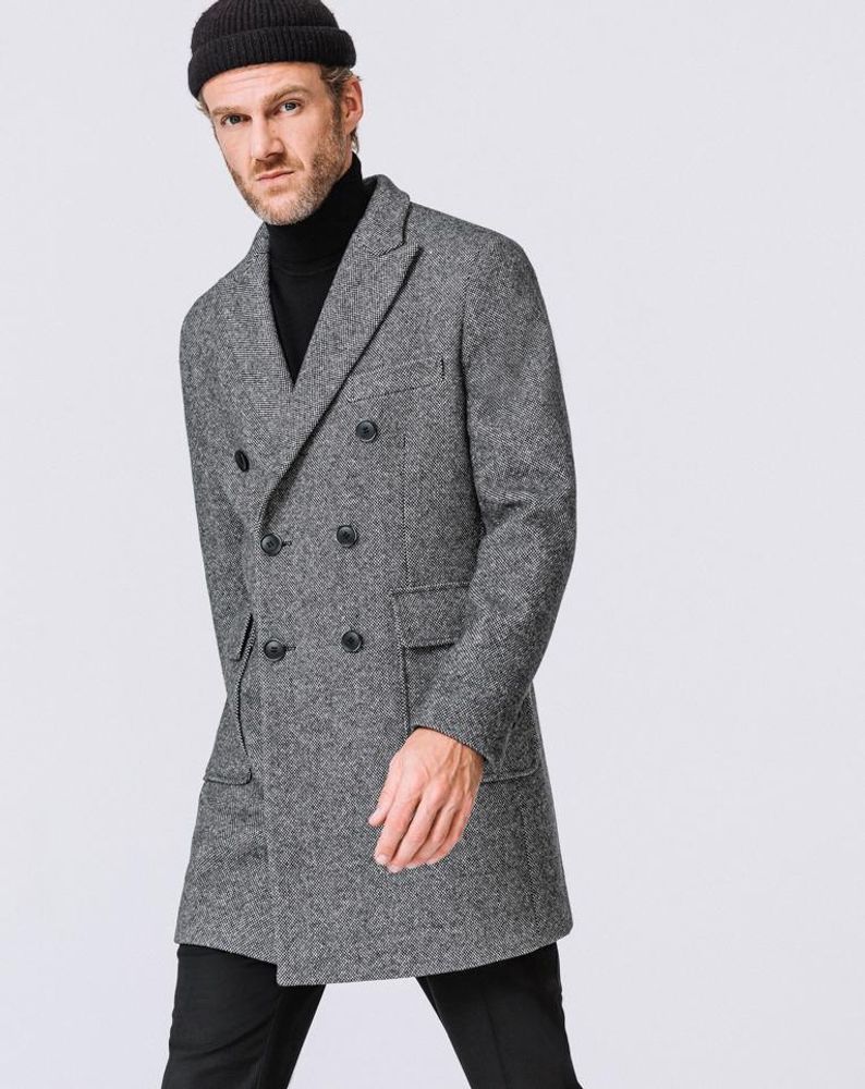 manteau laine homme cintré