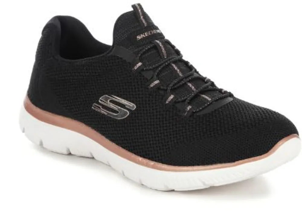 Women's Skechers  Summits Cool Classic Slip-On Sneakers :WIDE