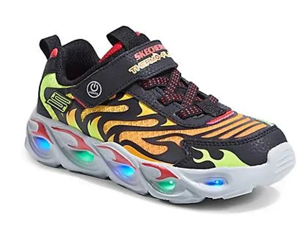 Skechers Boys S Lights Thermo-Flash : BKRD