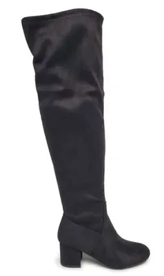 Women's Lucy  Over the Knee Stretch Boots : BLK