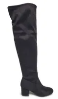 Women's Lucy  Over the Knee Stretch Boots : BLK