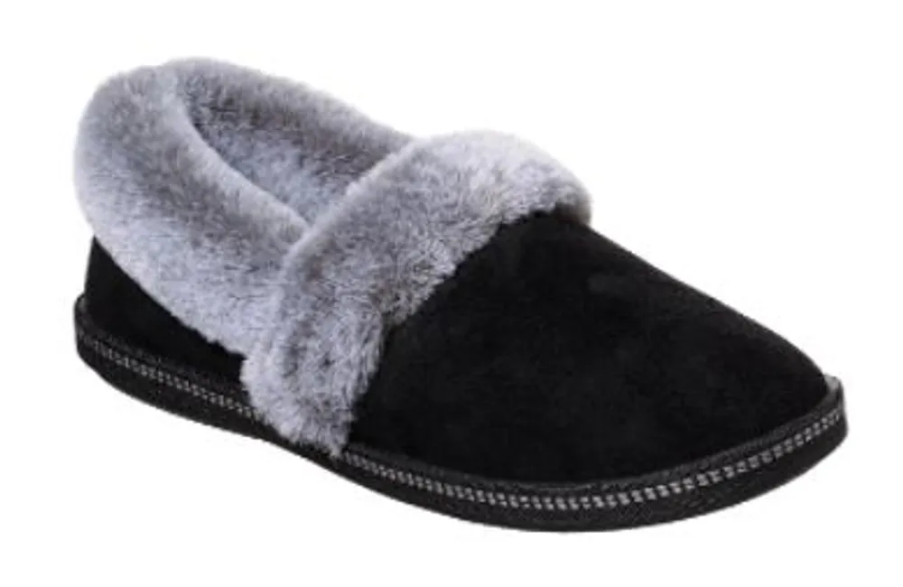 Skechers Womens Cozy SLippers : blk