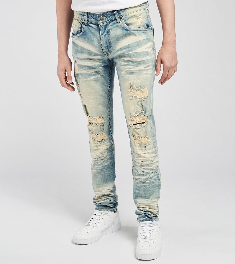 Prematuur opstelling Bank Decibel Slim Fit Clean Light Wash Jeans L32 | Alexandria Mall