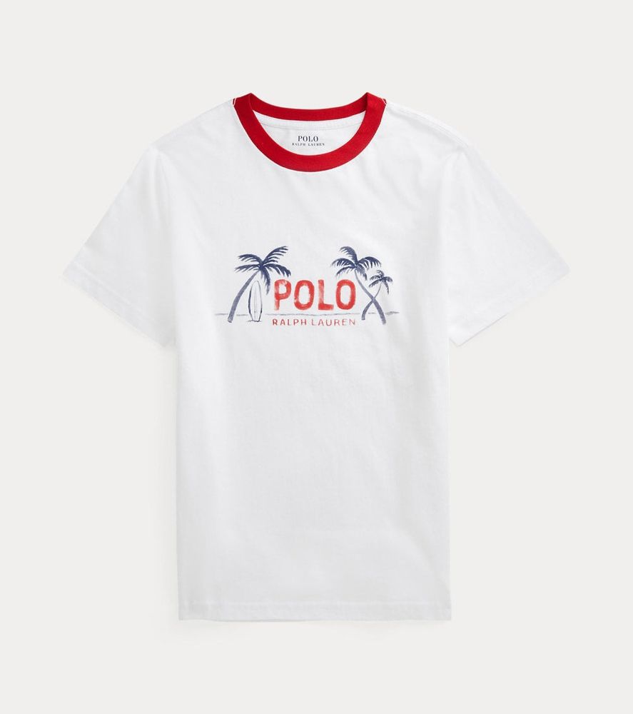 Polo Ralph Lauren Boys Polo Palm Tree Short Sleeve Tee | Alexandria Mall