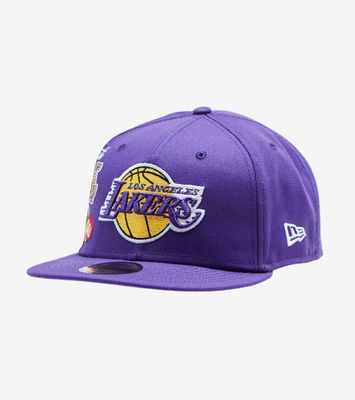 Los Angeles Lakers CITY CLUSTER Purple Fitted Hat by New Era