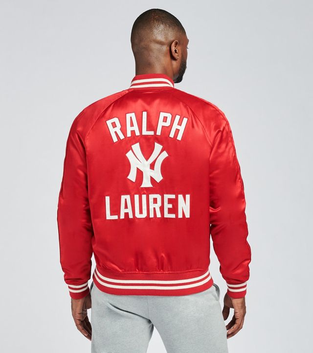 Polo Ralph Lauren POLO RALPH LAUREN NY YANKEES SATIN BASEBALL JACKET