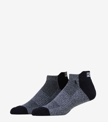 3 Pack 2 Tone No Show Socks