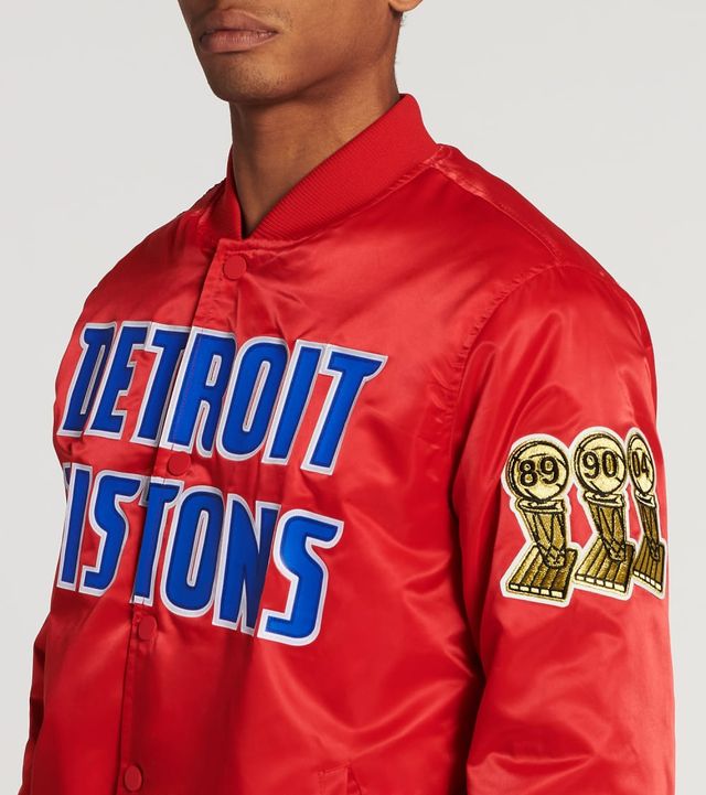 NBA Detroit Pistons 90’s Varsity Jacket