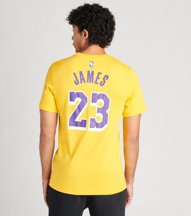 Los Angeles Lakers Nike City Pride T-Shirt- Amarillo - Mens