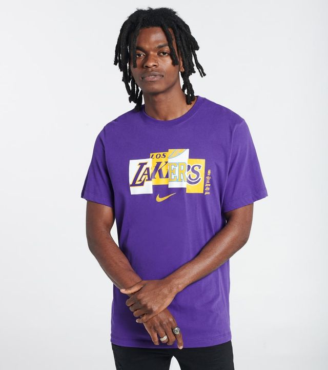 Los Angeles Lakers Nike City Pride T-Shirt- Amarillo - Mens