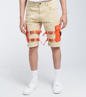 Cargo Pocket Strap Shorts