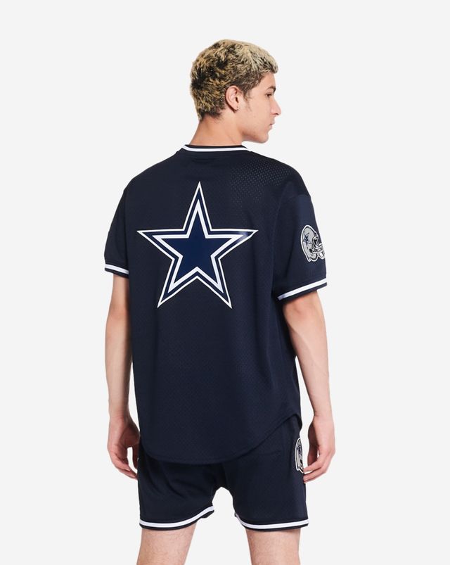 Pro Standard Crew Neck Dallas Cowboys Navy Blue Mesh Jersey M