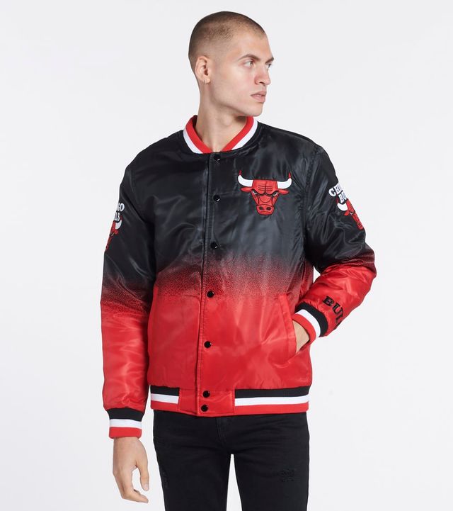 Shop Pro Standard Chicago Bulls Remix Varsity Jacket BCB652874 red