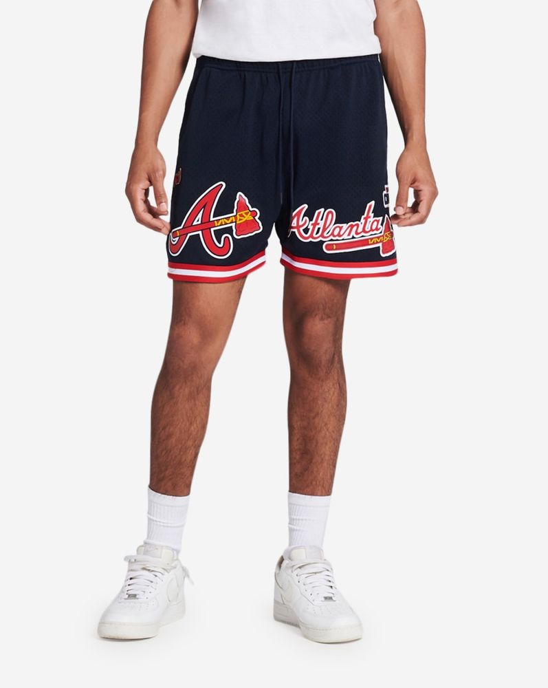 Men's Atlanta Braves Pro Standard White Team Logo Shorts