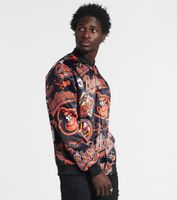 Baltimore Orioles Pro Standard Allover Print Satin Full-Snap Jacket - Black