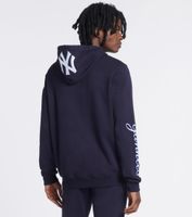 New York Yankees Pro Standard Stacked Logo Pullover Sweatshirt - Navy