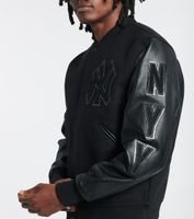 New York Yankees Triple Black Varsity Jacket -GLJ