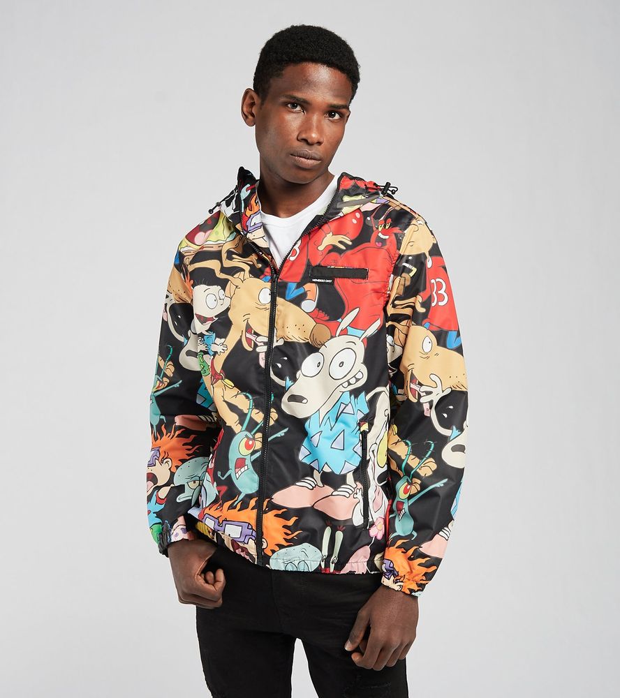 Members Only x Nickelodeon Rugrats Allover Print Bomber Puffer