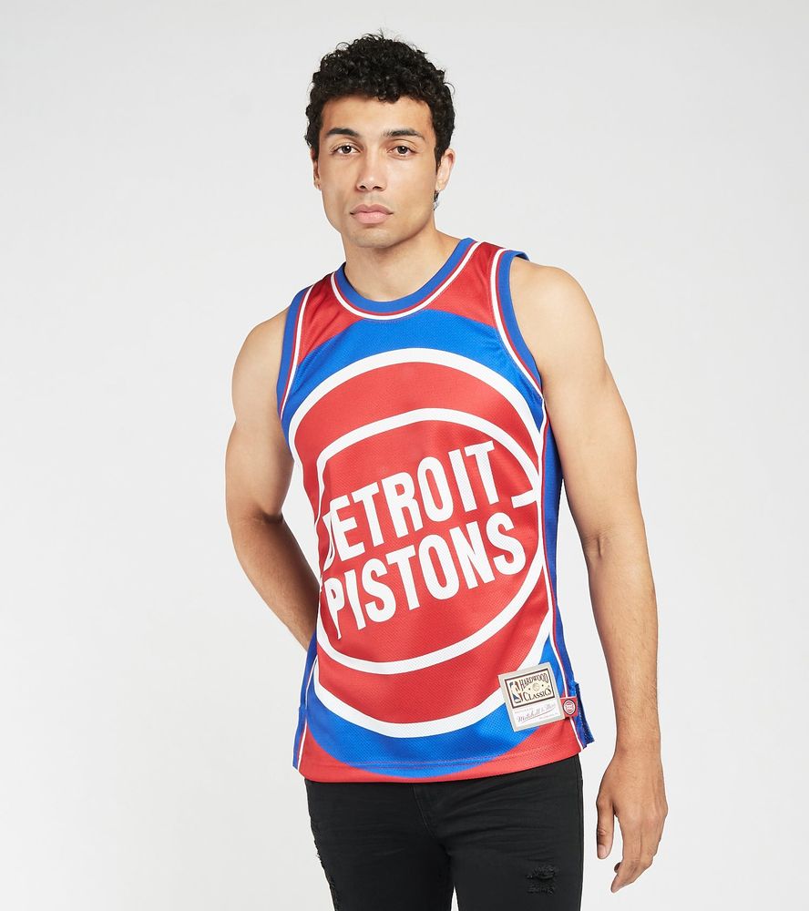 Shop Mitchell & Ness Detroit Pistons Dennis Rodman Mesh Tee