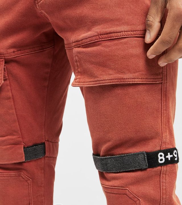 Strapped Up Vintage Washed Utility Pants Rust – 8&9 Clothing Co.