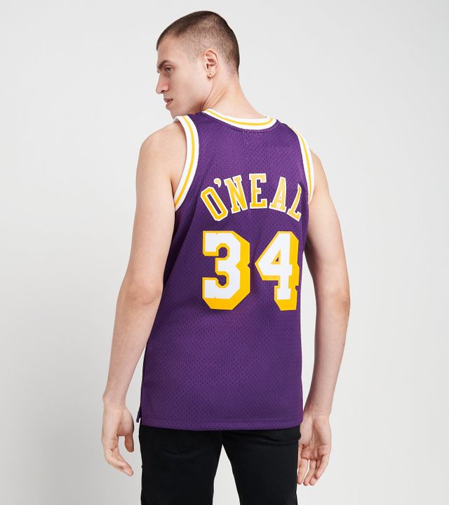 Mitchell & Ness Neon World Mesh Lakers Jersey