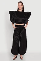 Womens High Waist Balloon Pants,