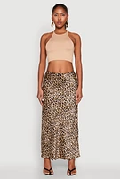 Womens Daisy High Neck Cropped Tank Top,