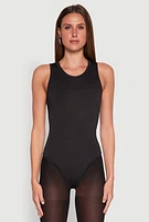 Womens Daisy Crew Neck Tank Bodysuit,