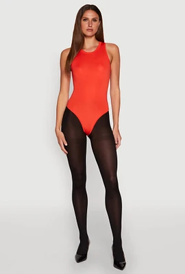 Womens Daisy Crew Neck Tank Bodysuit, M