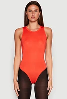 Womens Daisy Crew Neck Tank Bodysuit, M