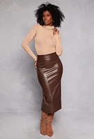 Womens Daisy Turtleneck Bodysuit,